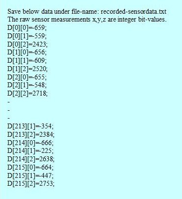 Array Format Mag-Data Snippet